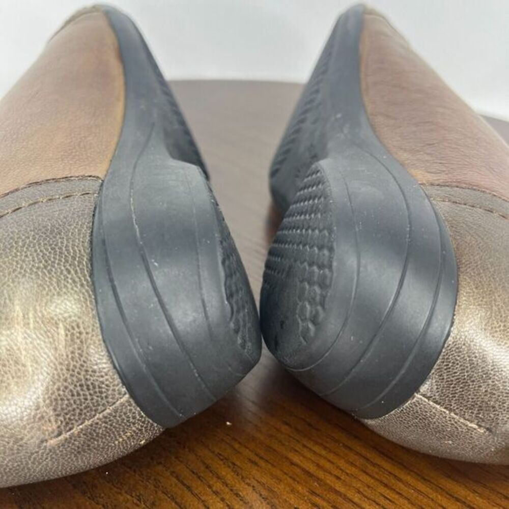 Dansko Franny Shoes Women's 40 / 9.5 Brown Leather Round Toe Slip On 5500160200 - Picture 14 of 16